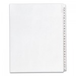 Avery Preprinted Legal Exhibit Side Tab Index Dividers, Allstate Style, 25-Tab, 51 to 75, 11 x 8.5, White
