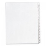 Avery Preprinted Legal Exhibit Side Tab Index Dividers, Allstate Style, 25-Tab, 51 to 75, 11 x 8.5, White