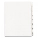Avery Preprinted Legal Exhibit Side Tab Index Dividers, Allstate Style, 25-Tab, 1 to 25, 11 x 8.5, White