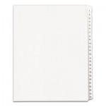 Avery Preprinted Legal Exhibit Side Tab Index Dividers, Allstate Style, 25-Tab, 1 to 25, 11 x 8.5, White