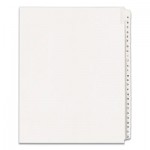 Avery Preprinted Legal Exhibit Side Tab Index Dividers, Allstate Style, 26-Tab, A to Z, 11 x 8.5, White