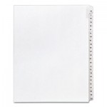 Avery Preprinted Legal Exhibit Side Tab Index Dividers, Allstate Style, 25-Tab, 76 to 100, 11 x 8.5, White