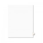 Avery Preprinted Legal Exhibit Side Tab Index Dividers, Avery Style, 10-Tab, 49, 11 x 8.5, White, 25/Pack