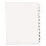 Avery Preprinted Legal Exhibit Side Tab Index Dividers, Avery Style, 25-Tab, 26 to 50, 11 x 8.5, White