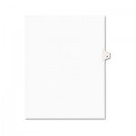 Avery Preprinted Legal Exhibit Side Tab Index Dividers, Avery Style, 26-Tab, J, 11 x 8.5, White, 25/Pack