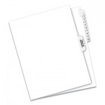Avery Preprinted Legal Exhibit Side Tab Index Dividers, Avery Style, 11-Tab, 1 to 10, 11 x 8.5, White