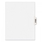 Avery Preprinted Legal Exhibit Side Tab Index Dividers, Avery Style, 25-Tab, Table Of Contents, 11 x 8.5, White