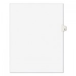 Avery Preprinted Legal Exhibit Side Tab Index Dividers, Avery Style, 10-Tab, 9, 11 x 8.5, White, 25/Pack