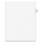 Avery Preprinted Legal Exhibit Side Tab Index Dividers, Avery Style, 10-Tab, 5, 11 x 8.5, White, 25/Pack