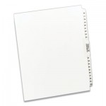 Avery Preprinted Legal Exhibit Side Tab Index Dividers, Avery Style, 26-Tab, 76 to 100, 11 x 8.5, White