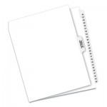 Avery Preprinted Legal Exhibit Side Tab Index Dividers, Avery Style, 26-Tab, 26 to 50, 11 x 8.5, White