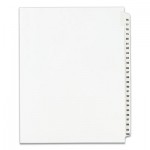 Avery Preprinted Legal Exhibit Side Tab Index Dividers, Avery Style, 25-Tab, 76 to 100, 11 x 8.5, White