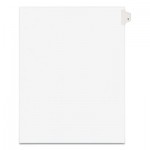 Avery Preprinted Legal Exhibit Side Tab Index Dividers, Avery Style, 10-Tab, 1, 11 x 8.5, White, 25/Pack