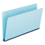Pendaflex Pressboard Expanding File Folders, Straight Cut, Top Tab, Legal, Blue, 25/Box PFX9300