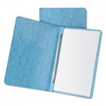 Oxford Pressboard Report Cover, 2 Prong Fastener, Letter, 3" Capacity, Light Blue OXF12901