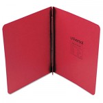 UNV80579 Pressboard Report Cover, Prong Clip, Letter, 3" Capacity, Executive Red UNV80579