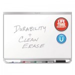 Quartet Prestige 2 DuraMax Magnetic Porcelain Whiteboard, 96 x 48, Silver Frame QRTP558AP2