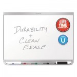 Quartet Prestige 2 DuraMax Magnetic Porcelain Whiteboard, 48 x 36, Silver Frame QRTP554AP2