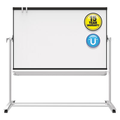 Quartet Prestige 2 Mobile Presentation Easel, 6 ft x 4 ft, Silver/Graphite QRTECM64P2