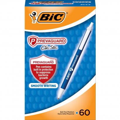 BIC PrevaGuard Clic Stic Antimicrobial Pens CSAP60ECBE