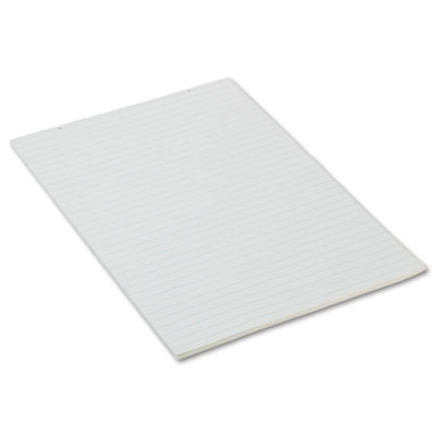 Pacon Primary Chart Pad, 1" Rule, Vertical Orientation, 24 x 36, White, 100 Sheets PAC3052