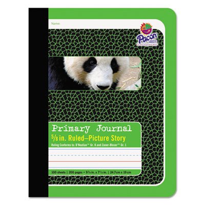 Pacon Primary Journal, 5/8" Ruling, 9-3/4 x 7-1/2, 100 Sheets PAC2428