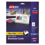 Avery Print-to-the-Edge True Print Business Cards, Inkjet, 2x3 1/2, Wht, 160/Pk AVE8869