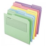 Pendaflex Printed Notes Folders, 1/3 Cut Top Tab, Letter, Assorted, 30/Pack PFX45269