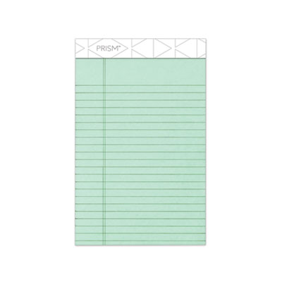 TOPS Prism Plus Colored Legal Pads, 5 x 8, Green, 50 Sheets, Dozen TOP63090