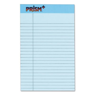 Prism Plus Colored Legal Pads, 5 x 8, Blue, 50 Sheets, Dozen TOP63020
