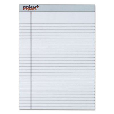 Tops Prism Plus Colored Legal Pads, 8 1/2 x 11 3/4, Gray, 50 Sheets, Dozen TOP63160