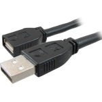 Comprehensive Pro AV/IT Active Plenum USB A Male to A Female Cable USB2-AMF-25PROAP
