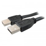Comprehensive Pro AV/IT Active USB A Male to B Male Cable USB2-AB-25PROA