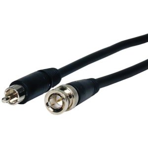 Comprehensive Pro AV/IT Series BNC Plug to RCA Plug Video Cable 6ft B-PP-C-6HR