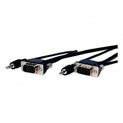 Comprehensive Pro AV/IT Series Micro VGA HD15 Plug to Plug with Audio Cable 3ft MVGA15P-P-3HR/A