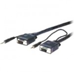 Comprehensive Pro AV/IT Series VGA with Audio HD15 pin Plug to Plug Cable 25ft VGA15P-P-25HR/A
