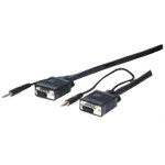 Comprehensive Pro AV/IT Series VGA with Audio HD15 pin Plug to Plug Cable 35ft VGA15P-P-35HR/A