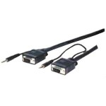 Comprehensive Pro AV/IT Series VGA with Audio HD15 pin Plug to Plug Cable 50ft VGA15P-P-50HR/A