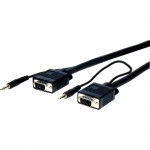 Comprehensive Pro AV/IT Series VGA with Audio HD15 pin Plug to Plug Cable 12ft VGA15P-P-12HR/A