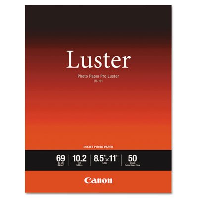 PRO Luster Inkjet Photo Paper, 8 1/2" x 11", White, 50 Sheets/Pack CNM6211B004