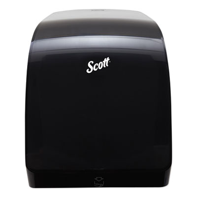 Scott KCC 34346 Pro Mod Manual Hard Roll Towel Dispenser, 12.66 x 9.18 x 16.44, Smoke KCC34346