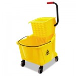 UNS 2635COMBO YEL Pro-Pac Side-Squeeze Wringer/Bucket Combo, 8.75gal, Yellow BWK2635COMBOYEL