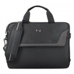 Solo CLA112-4 Pro Slim Brief, 14.1", 14" x 1 1/2" x 10 1/2", Black USLCLA1124