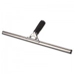 PR450 Pro Stainless Steel Window Squeegee, 18 inch Wide Blade, Black Rubber UNGPR45