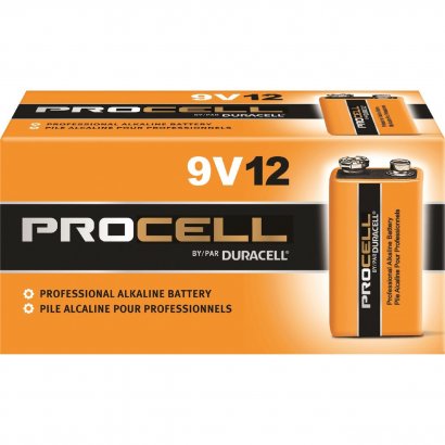 Duracell PROCELL Alkaline 9V Batteries PC1604BKDCT