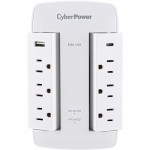 CyberPower Professional 6-Outlet Surge Suppressor/Protector CSP600WSURC5