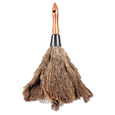UNS 12GY Professional Ostrich Feather Duster, 4" Handle BWK12GY