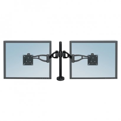 Fellowes Professional Series Depth Adjustable Dual Monitor Arm - TAA Compliant 8041701