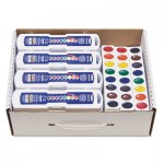 Prang Professional Watercolors, 8 Assorted Colors,Masterpack, 36/Set DIX08020
