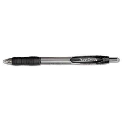 Paper Mate Profile Ballpoint Retractable Pen, Black Ink, Bold, Dozen PAP89465
